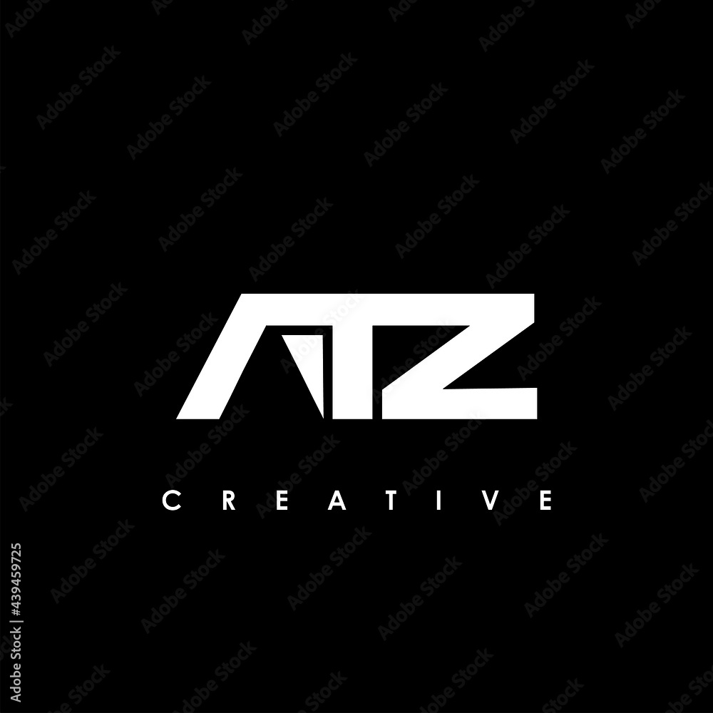 ATZ Letter Initial Logo Design Template Vector Illustration
