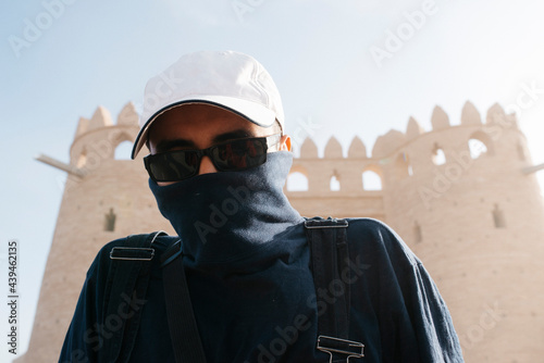 Portrait of a young guy with glasses

