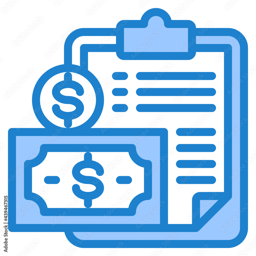 money blue style icon money blue style icon
