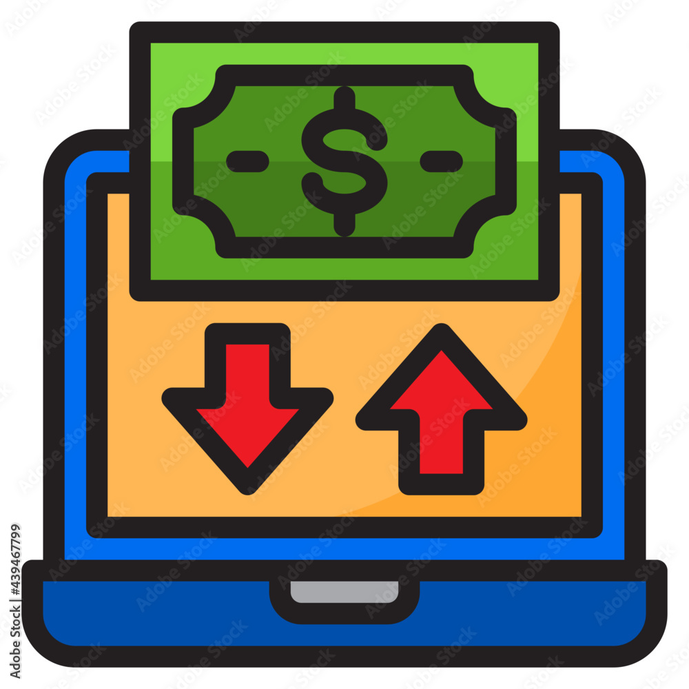 currency color line style icon currency color line style icon