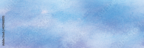 Background graphics. Water color pattern. Blue and violet.