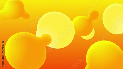 Beautiful orange liquid animation background.
This motion graphic supports looping playback.