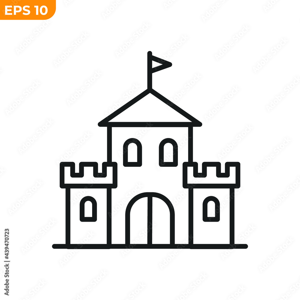 castle tower icon symbol template for graphic and web design collection logo vector illustration castle tower icon symbol template for graphic and web design collection logo vector illustration