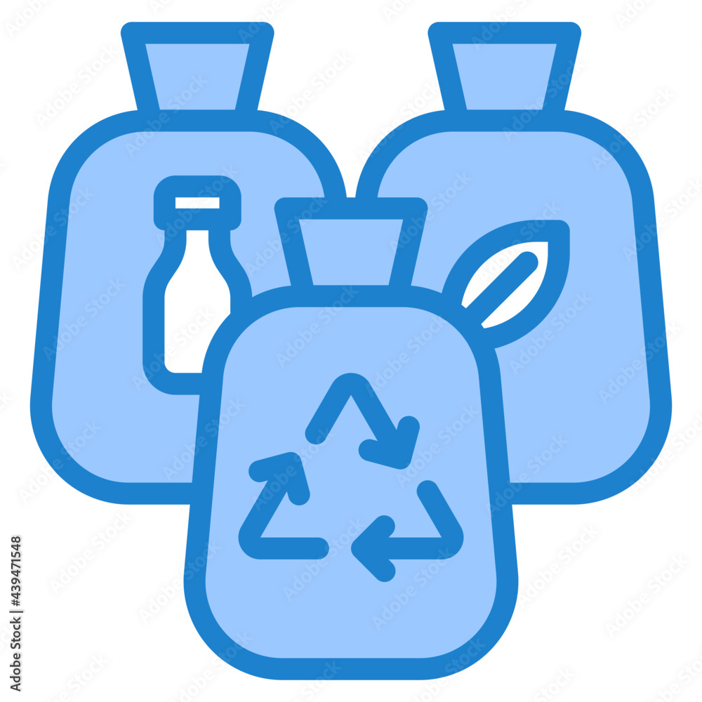 garbage blue style icon garbage blue style icon