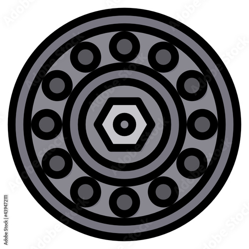 Bearing line icon