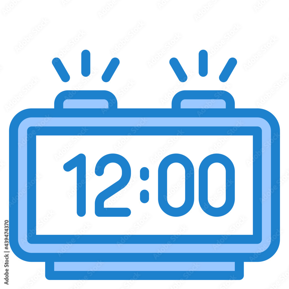 time blue style icon