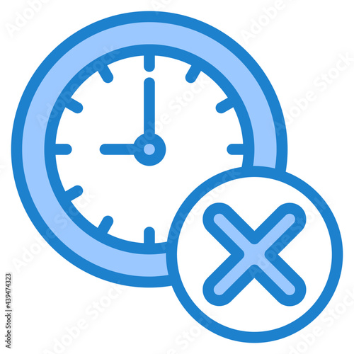 Free Download time blue style icon - GFXLoad
