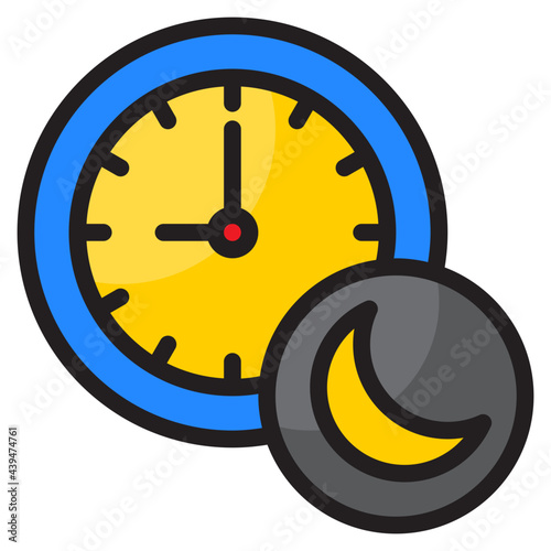 time color line style icon