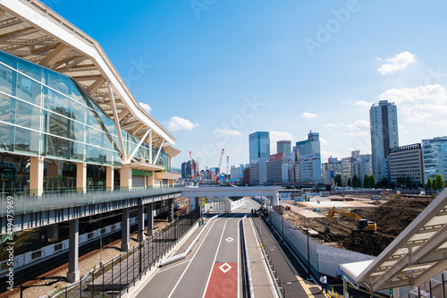 高輪ゲートウェイ駅から品川方面【2021】