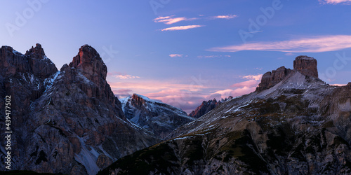 Dolomites sunset photo