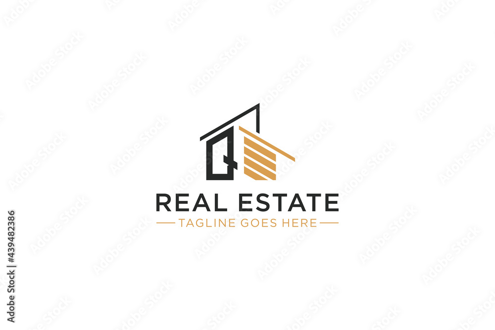 Letter Q for Real Estate Remodeling Logo. Construction Architecture Building Logo Design Template Element. Letter Q for Real Estate Remodeling Logo. Construction Architecture Building Logo Design Template Element.