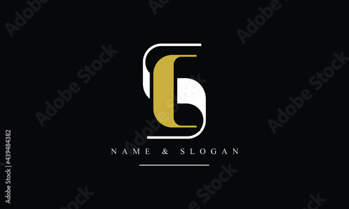 SC, CS, S, C abstract letters logo monogram