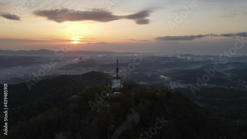 munsu mountain dron photo