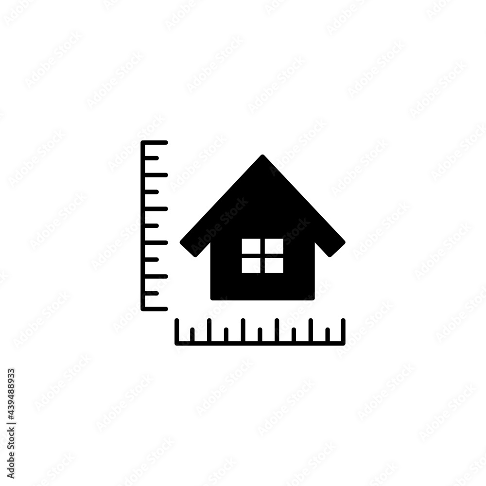 Architecture design icon in solid black flat shape glyph icon, isolated on white background Architecture design icon in solid black flat shape glyph icon, isolated on white background