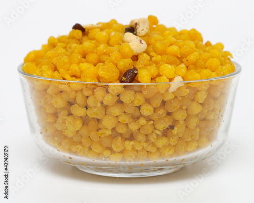 South Indian Traditional Boondi Evening Snack photo