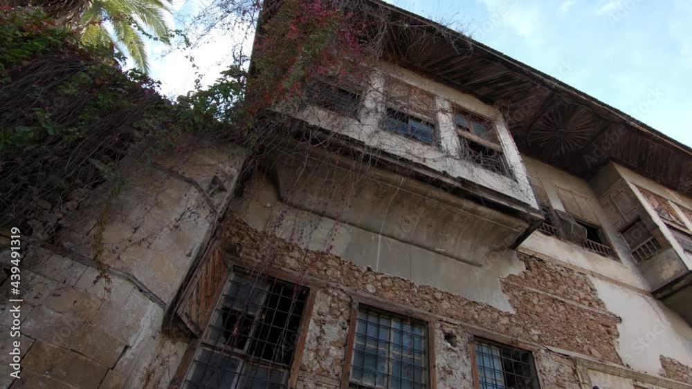 Old abandonaded building overgrown by plants in Antalya, Turkey Old abandonaded building overgrown by plants in Antalya, Turkey