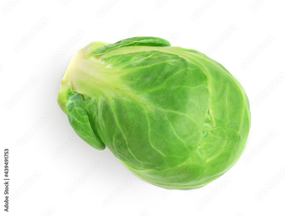 Brussel Sprouts heap isolated on white background. Fresh raw brussels cabbage top view. Brussel Sprouts heap isolated on white background. Fresh raw brussels cabbage top view.