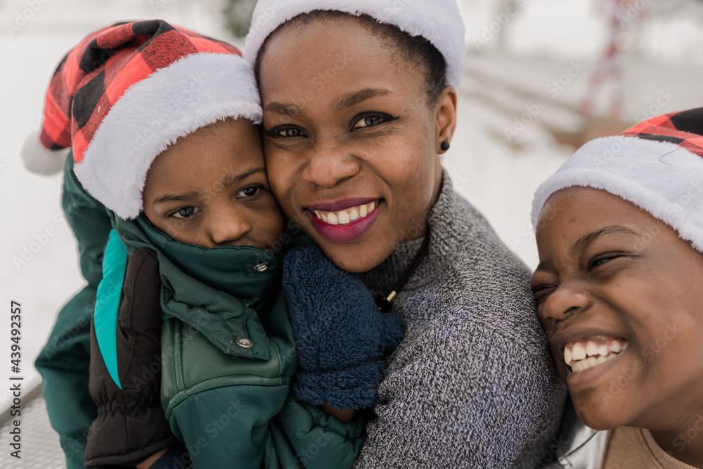 African mother and her children African mother and her children