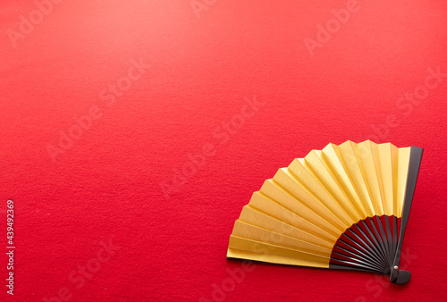 Fotografía 金銀扇子　金銀リバーシブル扇子　婚礼用
