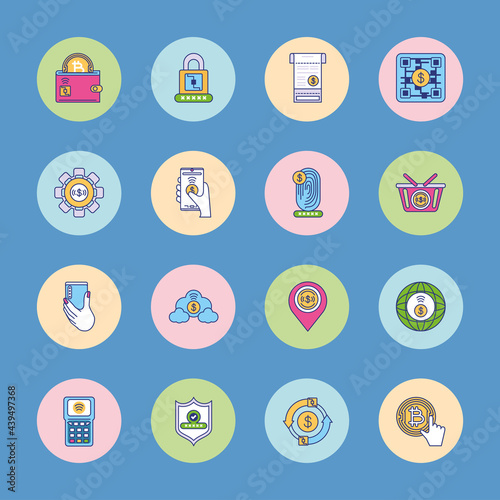 electronic payment icons
