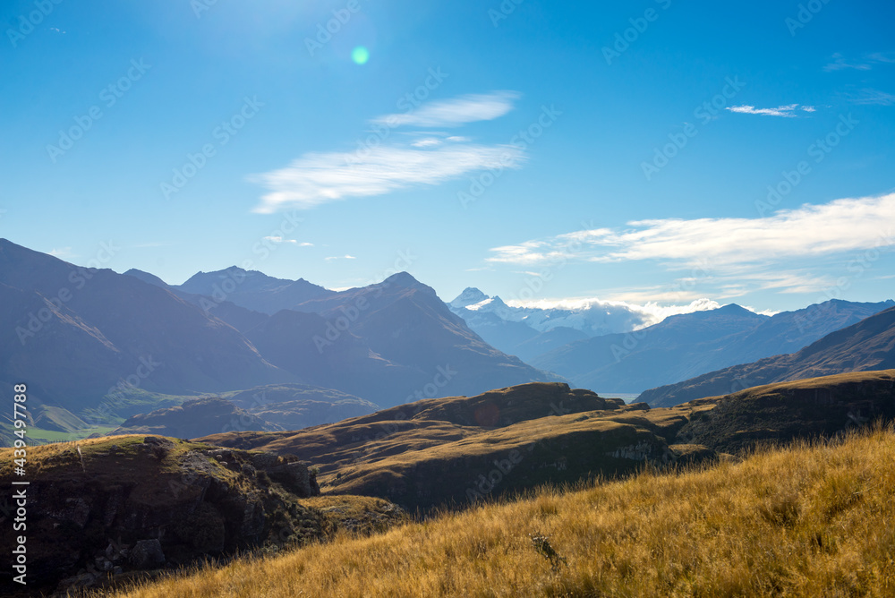 Mt Aspiring View from Rocky Mountain, Wanaka, New Zealand Mt Aspiring View from Rocky Mountain, Wanaka, New Zealand