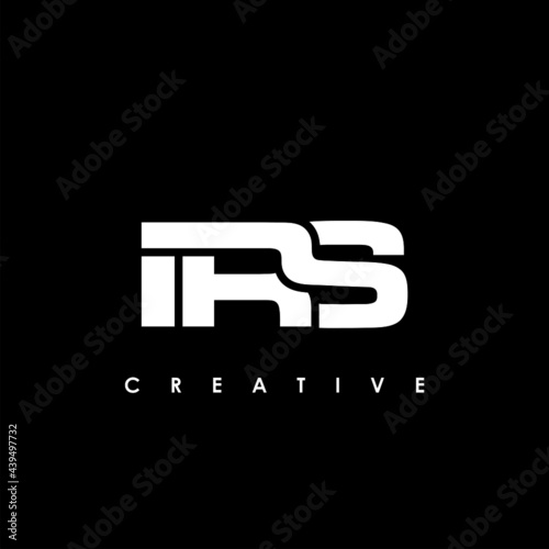 IRS Letter Initial Logo Design Template Vector Illustration