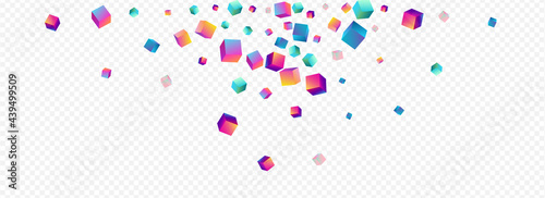 Gradient Rhombus Vector Panoramic Transparent