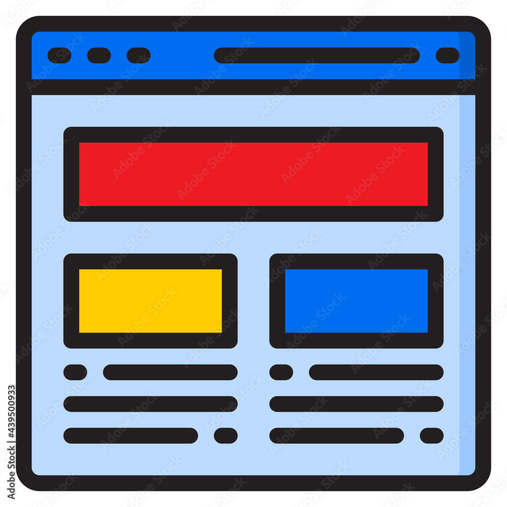 web color line style icon web color line style icon