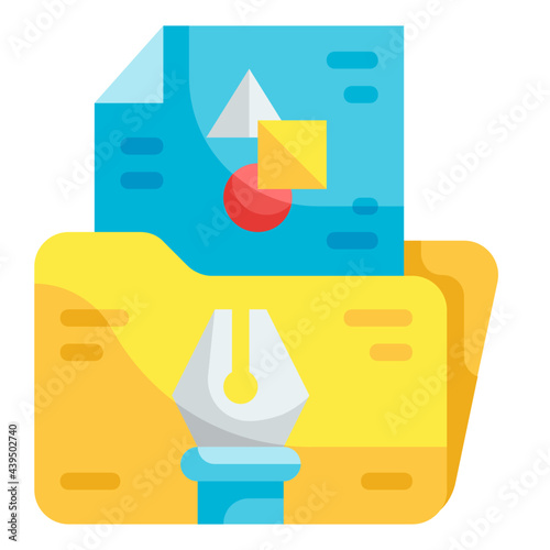 file flat icon