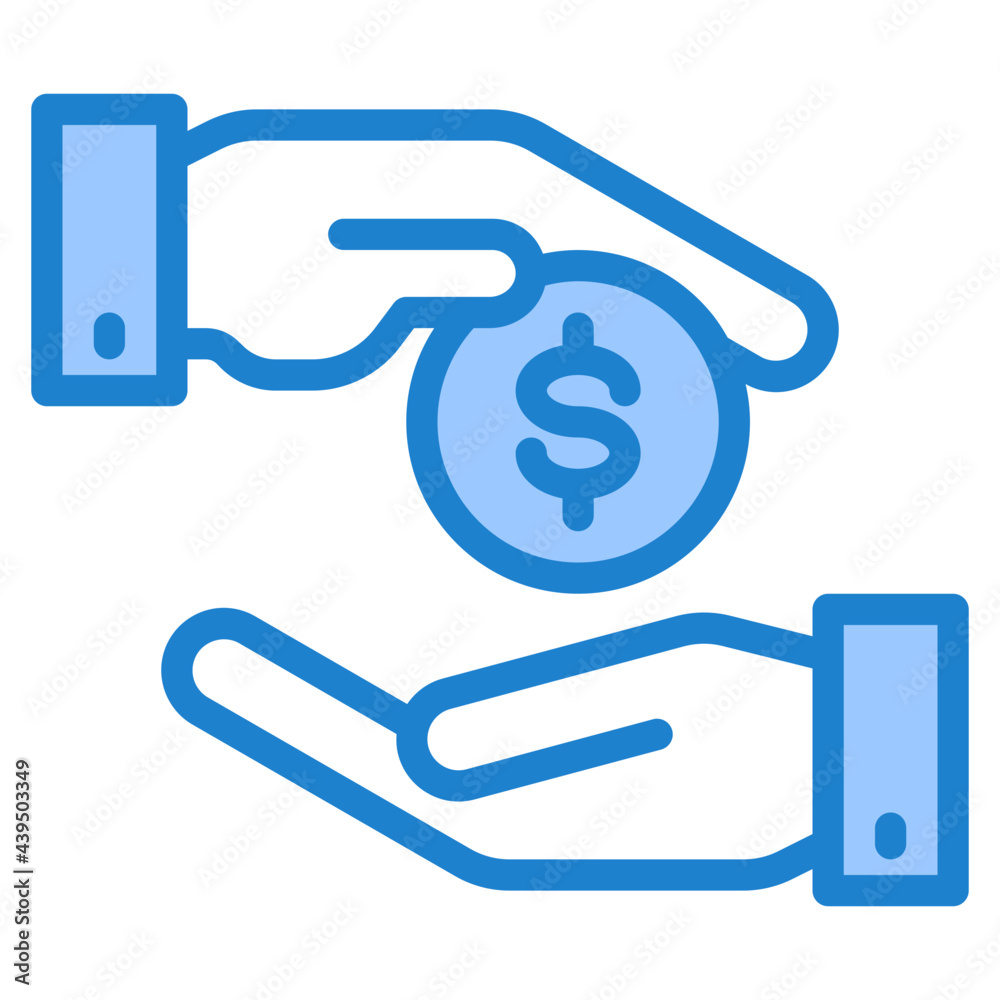 money blue style icon