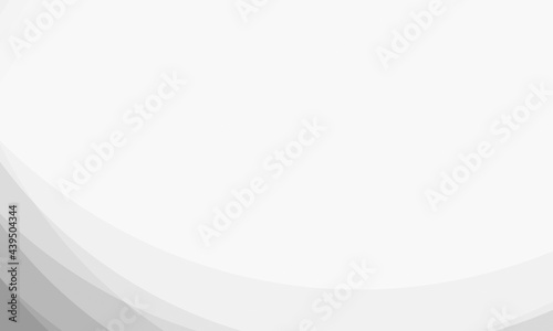 Abstract white and gray curve line gradient background.