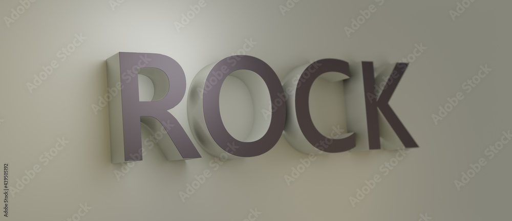 Abstract ROCK 3D TEXT Rendered Poster (3D Artwork) Abstract ROCK 3D TEXT Rendered Poster (3D Artwork)