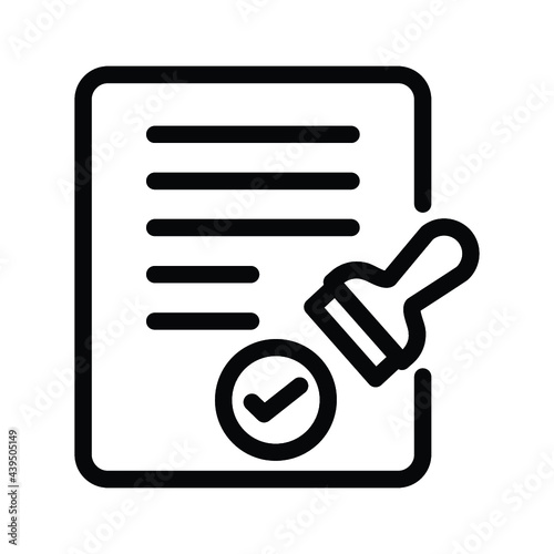 Valid document icon