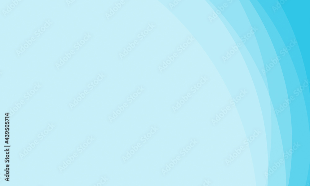 Abstract geometric blue and white curve line gradient background.