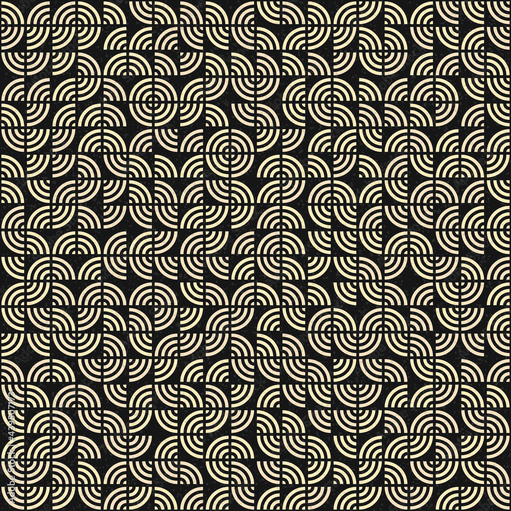 Abstract Geometric Pattern generative computational art illustration