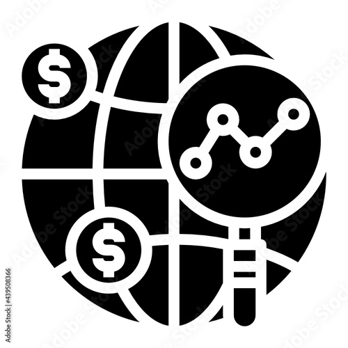 globe glyph icon