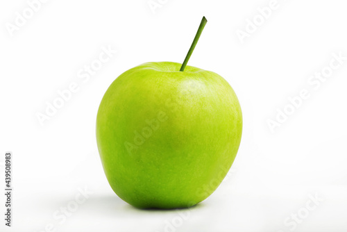 Organic Granny Smith Apple isolated on white