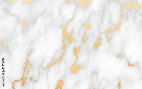 White golden and gray marble texture abstract pattern background.