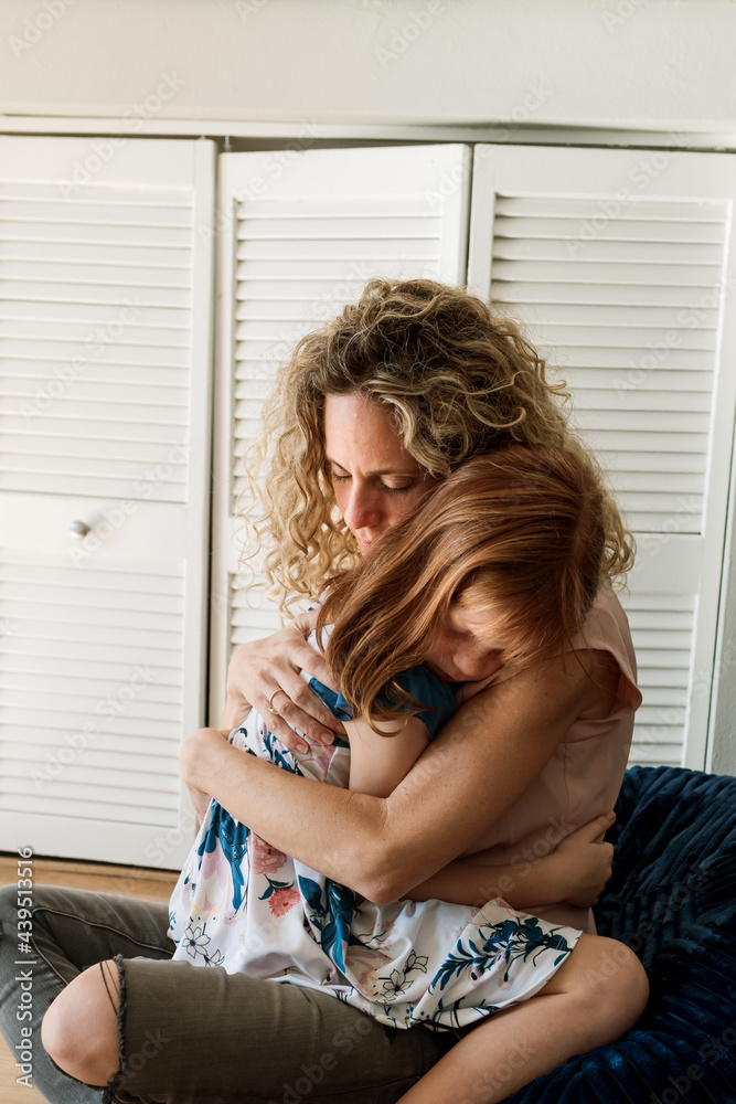 Mother Hugging Daughter Mother Hugging Daughter