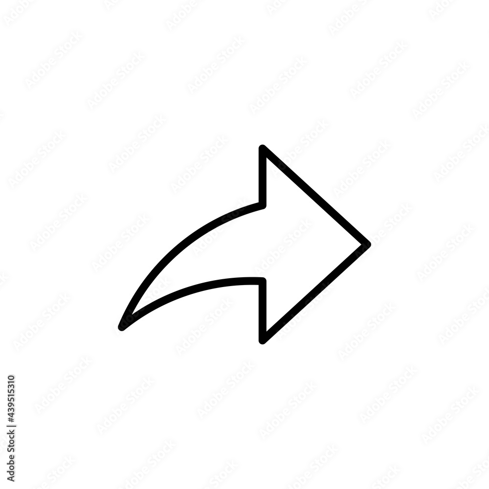Share black line icon. Simple share content arrow badge. Trendy flat isolated symbol sign can be used for: illustration, outline, logo, mobile, app, design, web, dev, ui, ux, gui. Vector EPS 10 Share black line icon. Simple share content arrow badge. Trendy flat isolated symbol sign can be used for: illustration, outline, logo, mobile, app, design, web, dev, ui, ux, gui. Vector EPS 10