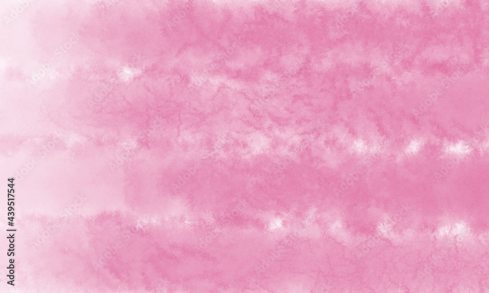 Fototapeta premium Pink watercolor scribble texture. Abstract watercolor on a white background. Pink abstract watercolor background. 