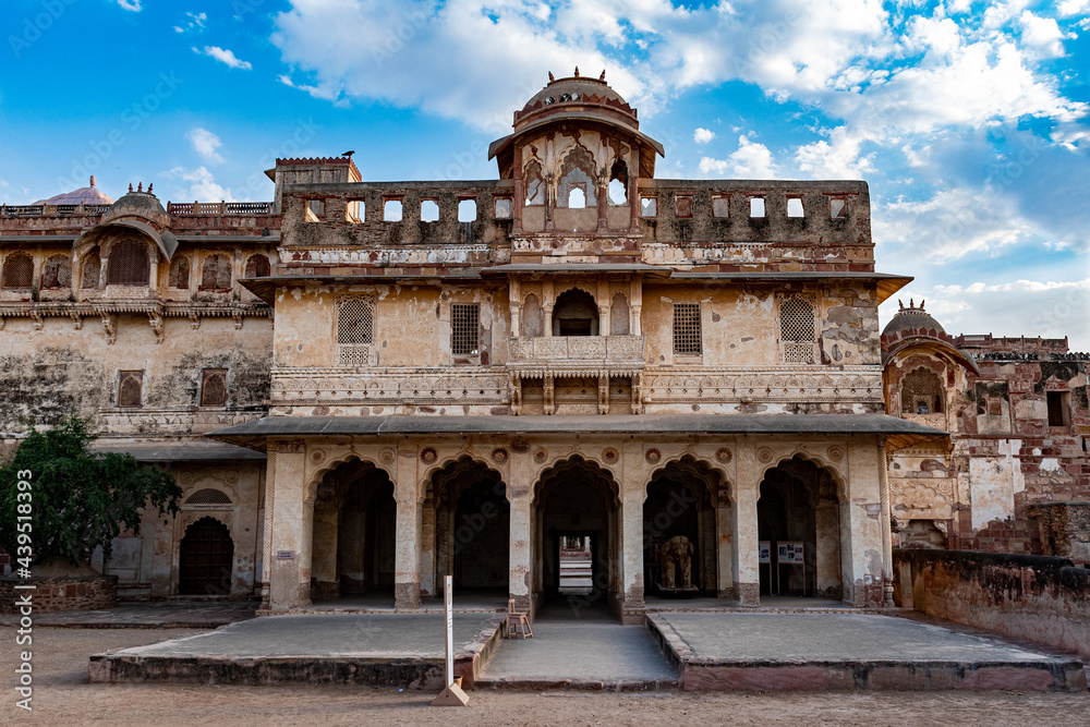 Nagaur Fort in Rajasthan-Beautiful Rajputana Architecture. City- Nagaur, State Rajasthan. Country India. March 9 2019