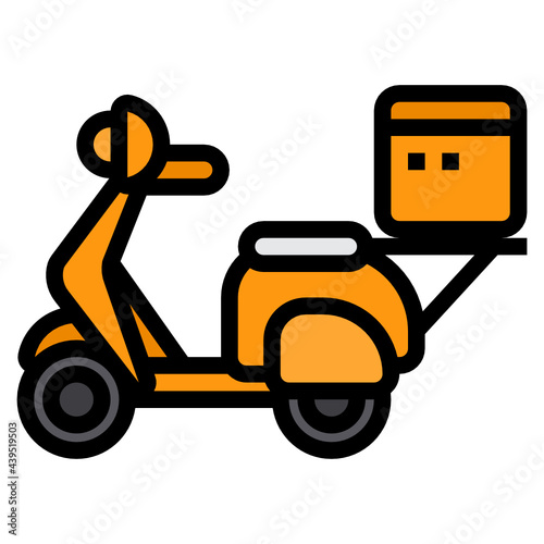 Scooter line icon