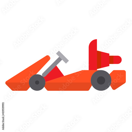 Go Kart flat icon
