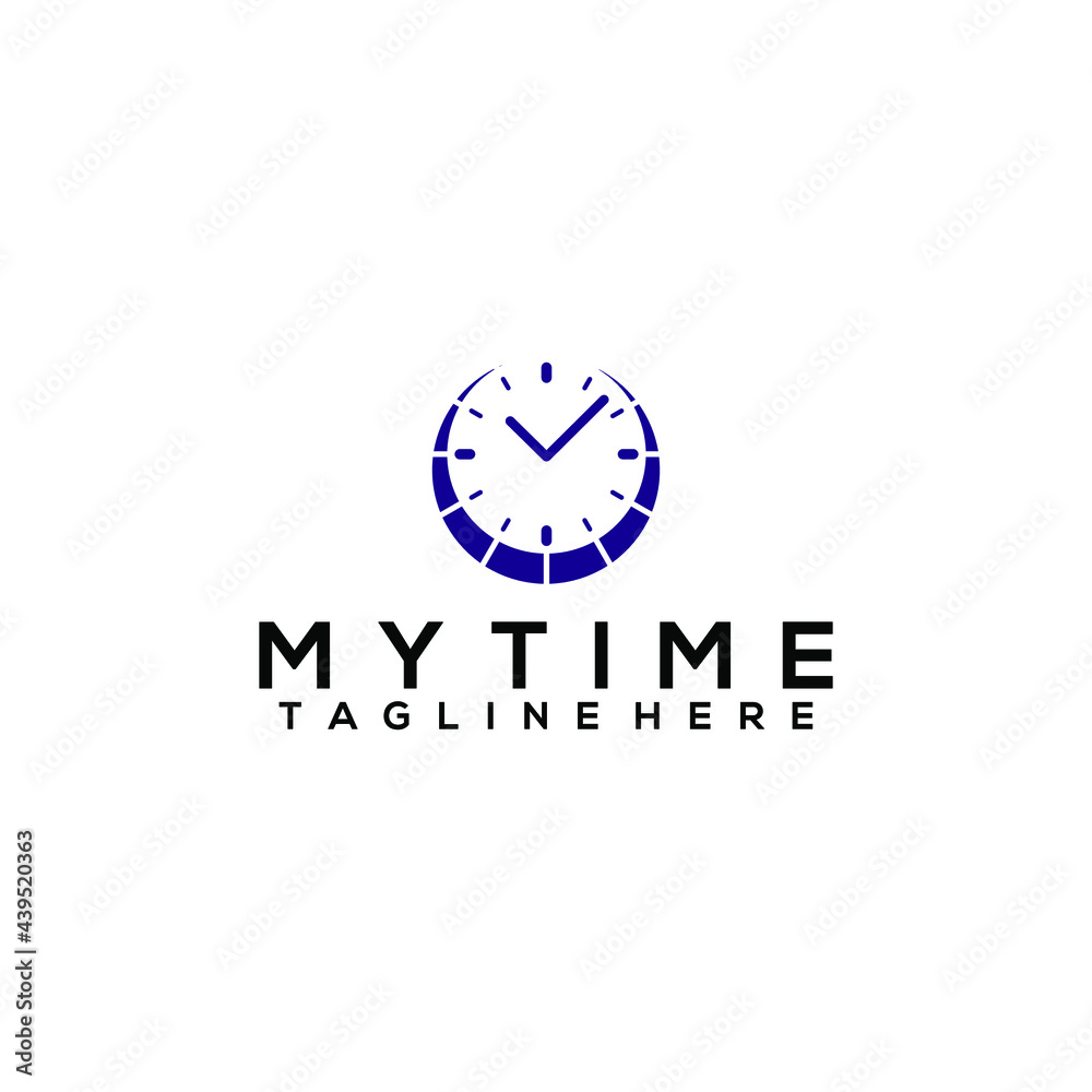 Time logo vector concept Time logo vector concept