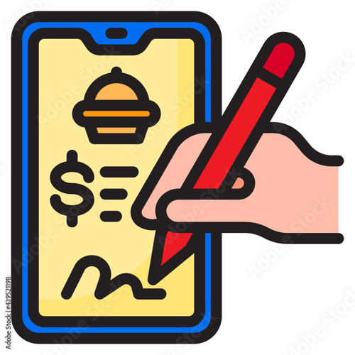 pay color line style icon