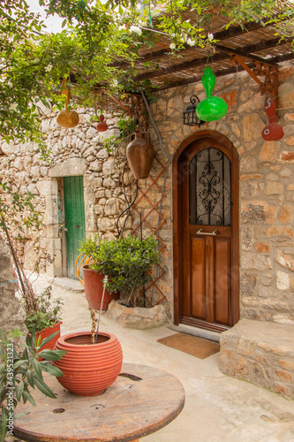 Fototapeta Naklejka Na Ścianę i Meble -  Avgonima village in Chios island, Greece