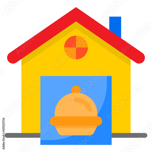 food flat style icon