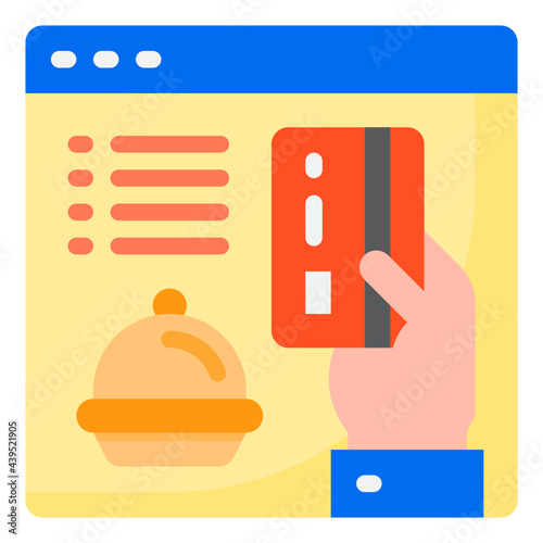 pay flat style icon