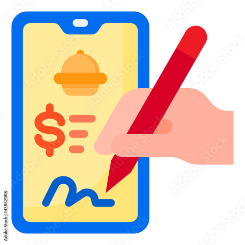 pay flat style icon
